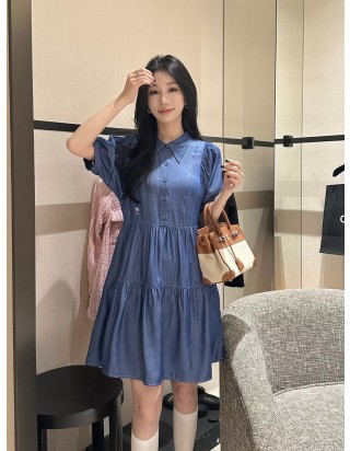 디올 데님 원피스