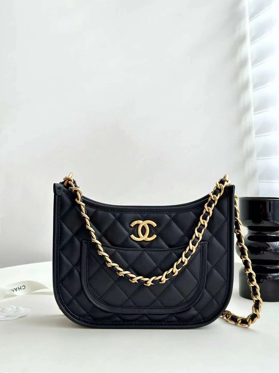 24ss 샤넬 포켓 체인 호보백