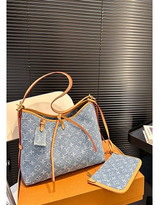 루이비통 캐리올 PM 데님