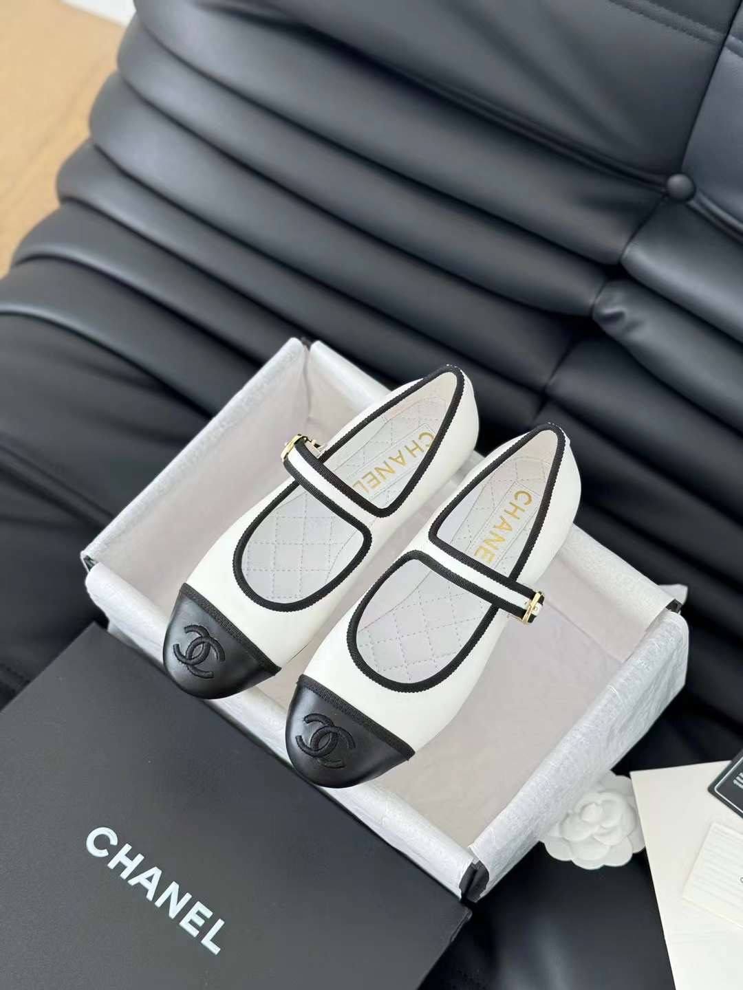 24ss 샤넬 메리제인 플랫슈즈