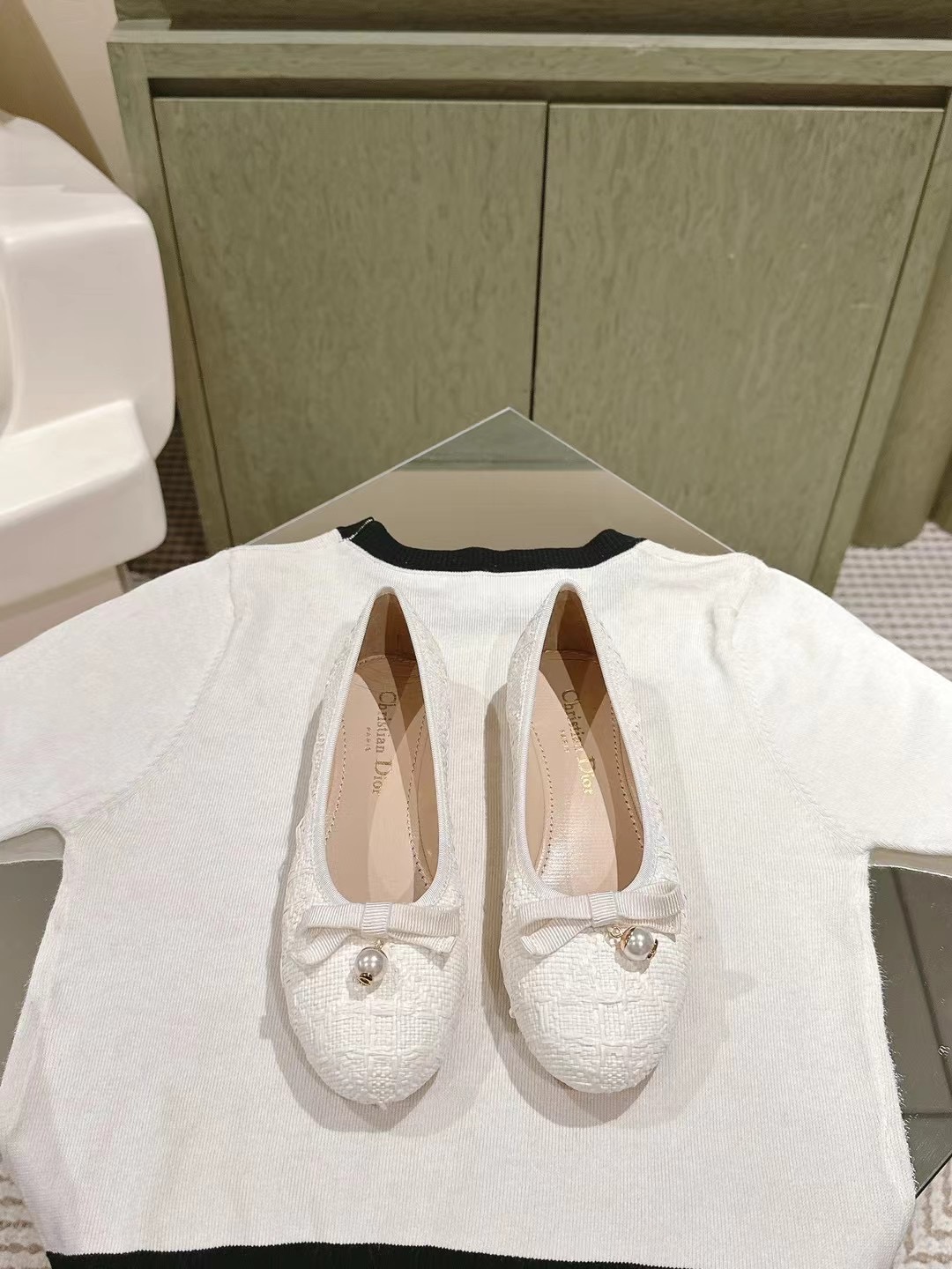 24ss 디올 발레 플랫