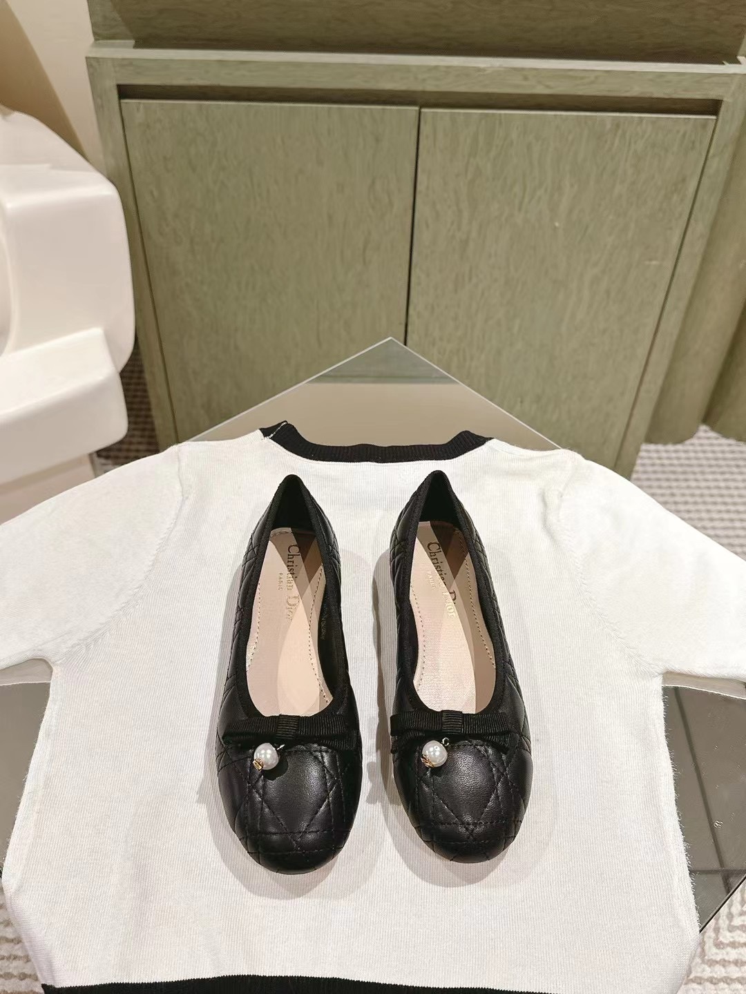 24ss 디올 발레 플랫