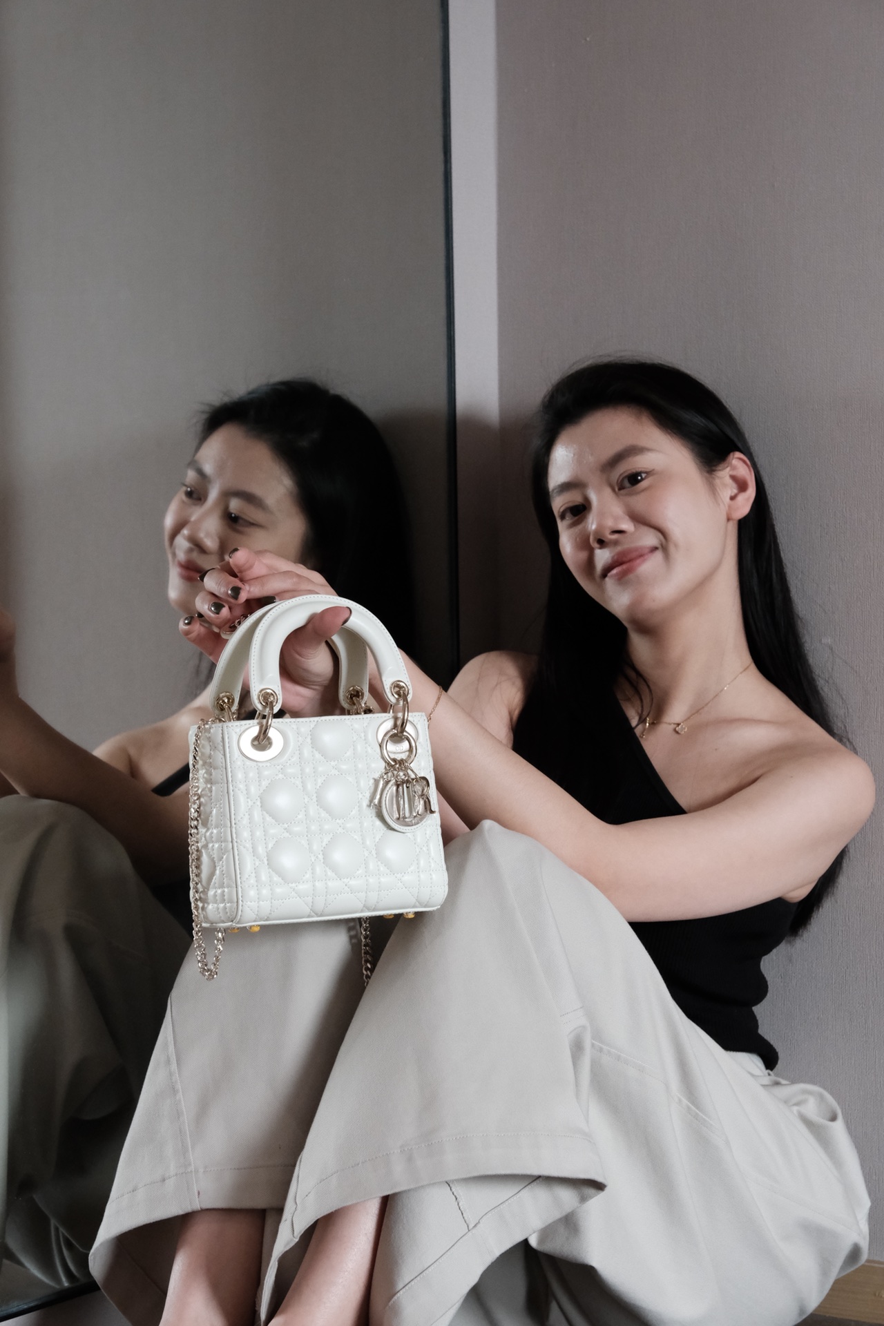 레이디 디올 미니 백