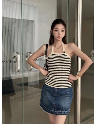 디올 리비에라 백리스 탱크 탑