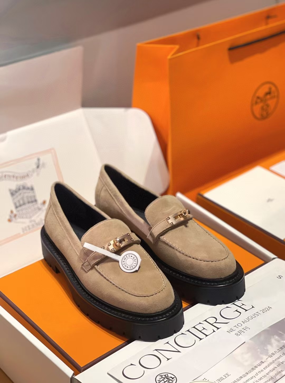 에르메스 아이콘 켈리 로퍼