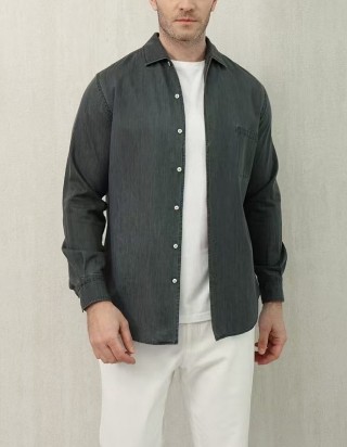 로로피아나 데님셔츠