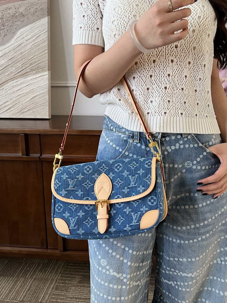 루이비통 다니앤 모노그램 데님