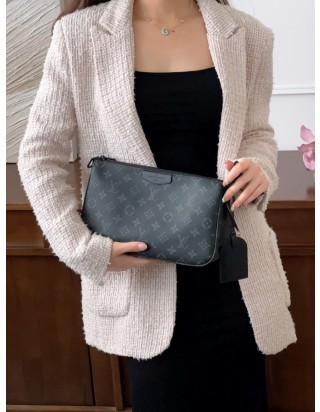 루이비통 포쉐트 악세수아 XL 모노그램 이클립스
