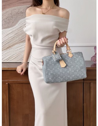 루이비통 스피디 소프트 30 데님