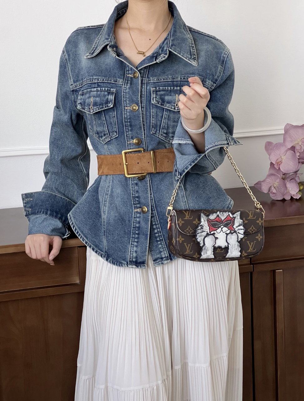 루이비통 월렛 온 체인 아이비