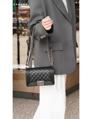 샤넬 르 보이 백 스몰 은장