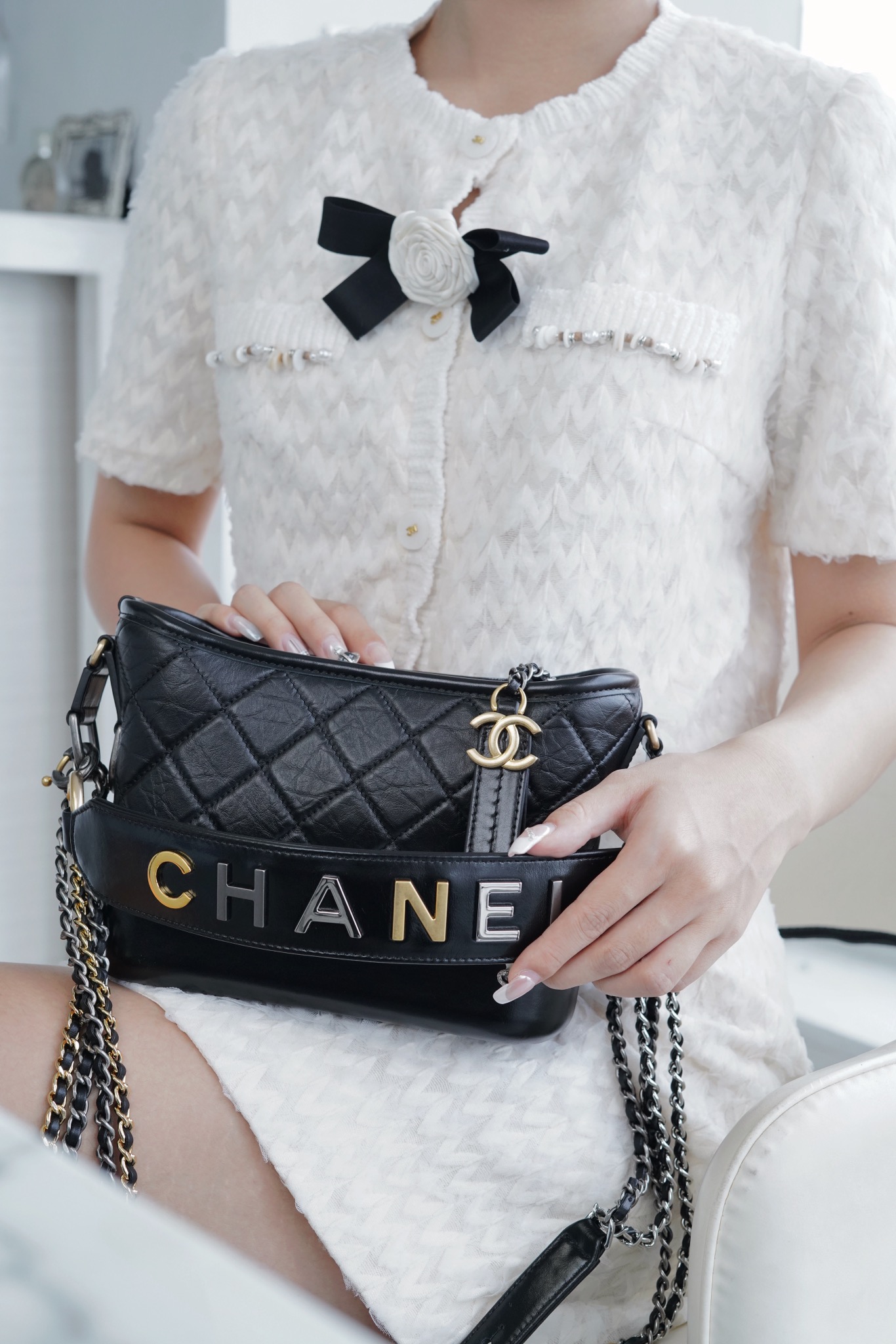 샤넬 가브리엘 스몰 호보백