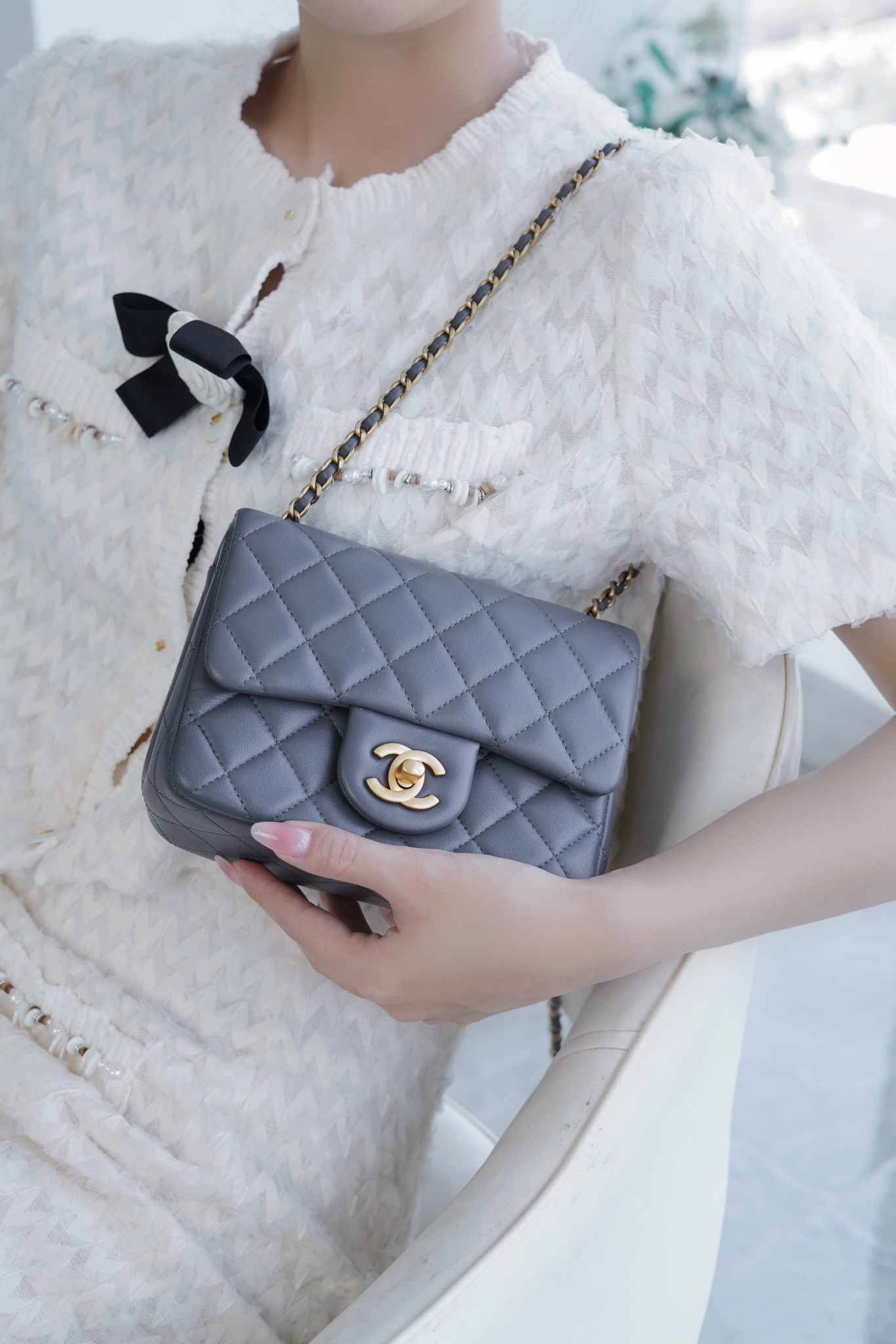 샤넬 23C 골드볼 플랩백