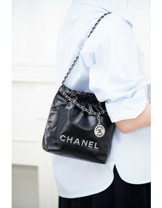 샤넬 25 백 미니 블랙 은장