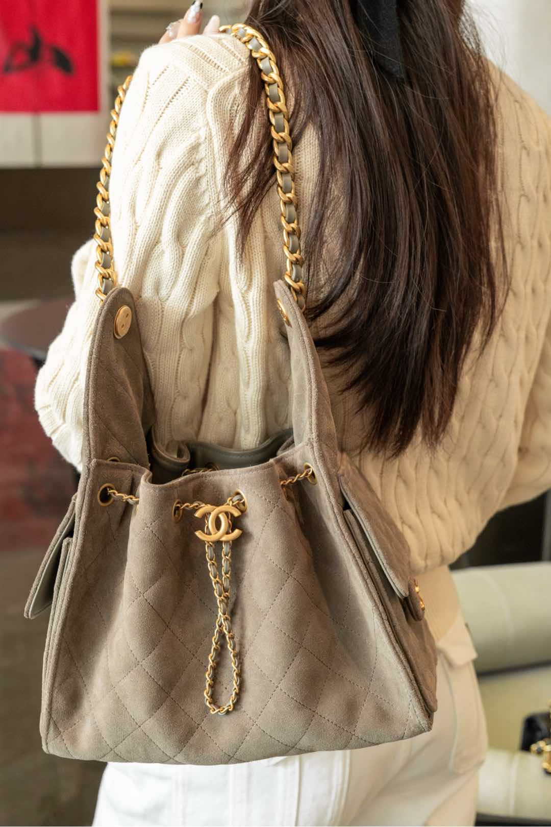 샤넬 25C 스몰 호보 백