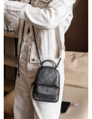 샤넬 25C 쏘블랙 클래식 퀄팅 미니 백