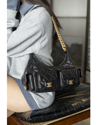 샤넬 크루즈 포켓 호보 백