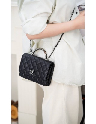 샤넬 스트라스 탑 핸들 woc