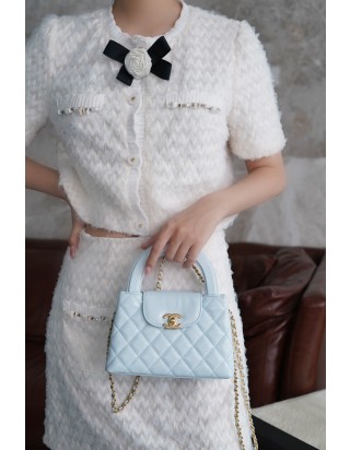 샤넬 켈리 라지 쇼핑백 23K