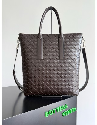 보테가 베네타 인트레치아토 지퍼 N/S 토트 백