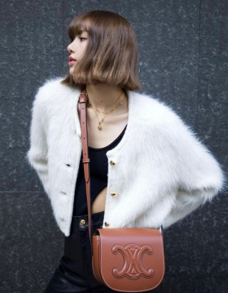 셀린느 폴코 퀴르 트리오페 크로스 백