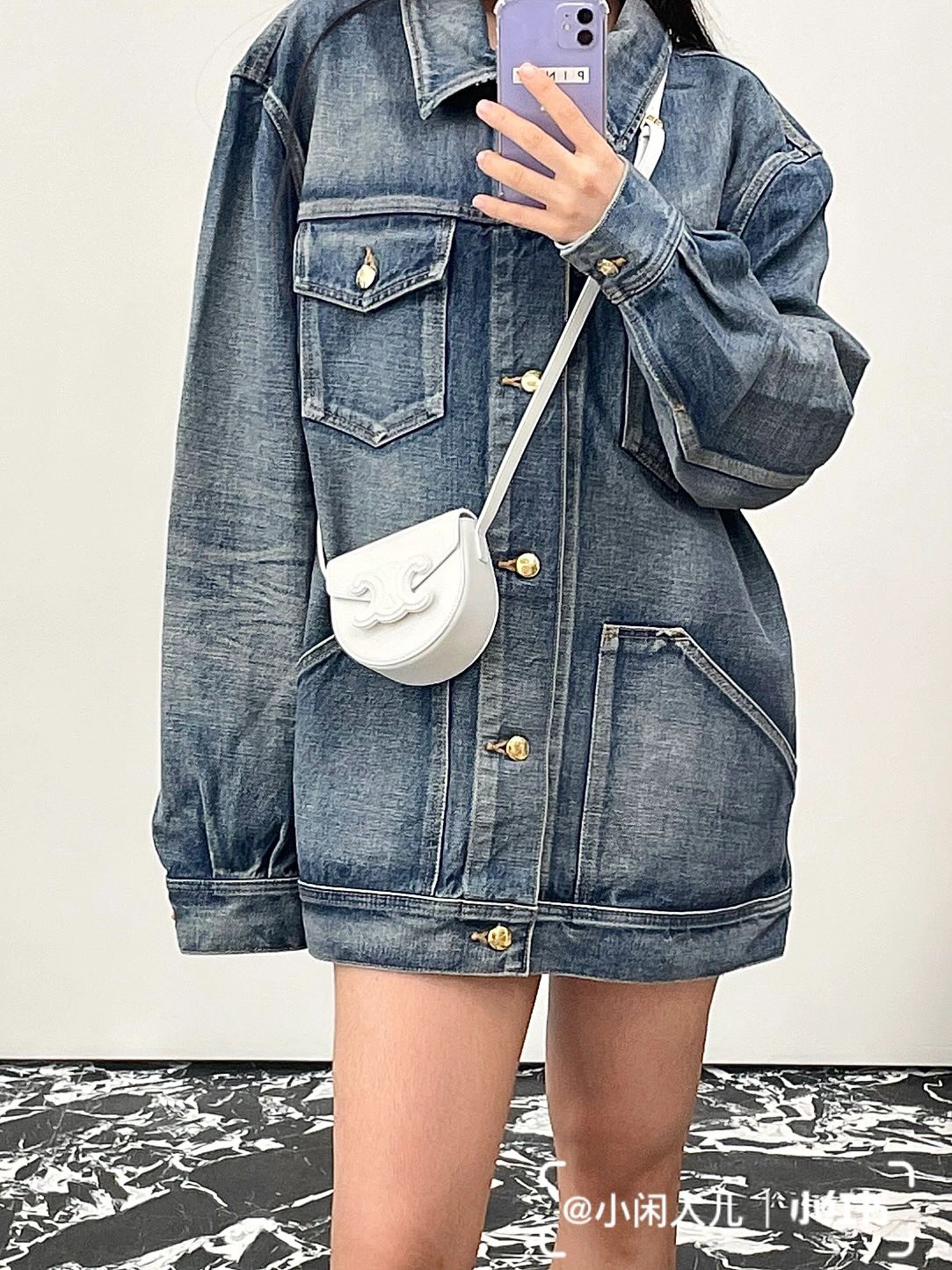 셀린느 미니 베사체 퀴르 트리옹프