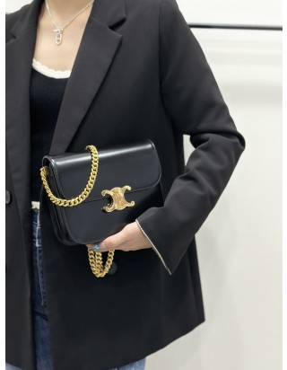 셀린느 클래식 트리옹프 미디움 체인 백