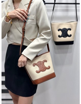 셀린느 버킷 퀴르 트리오페 백 스몰