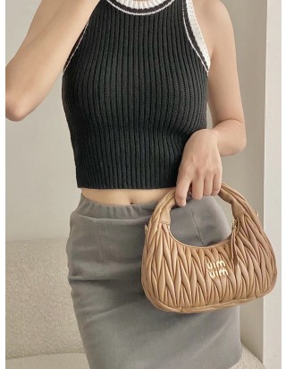 미우미우 완더 마테라세 나파 가죽 호보백 스몰