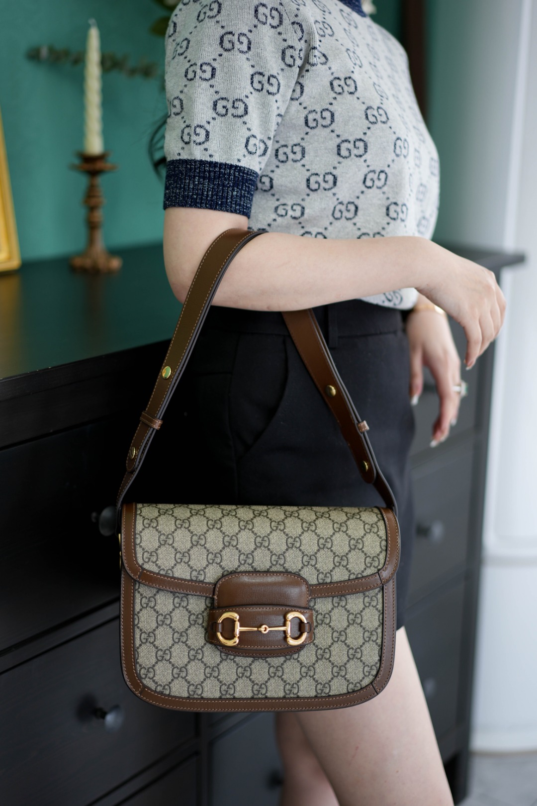 구찌 홀스빗 1995 백 미디움