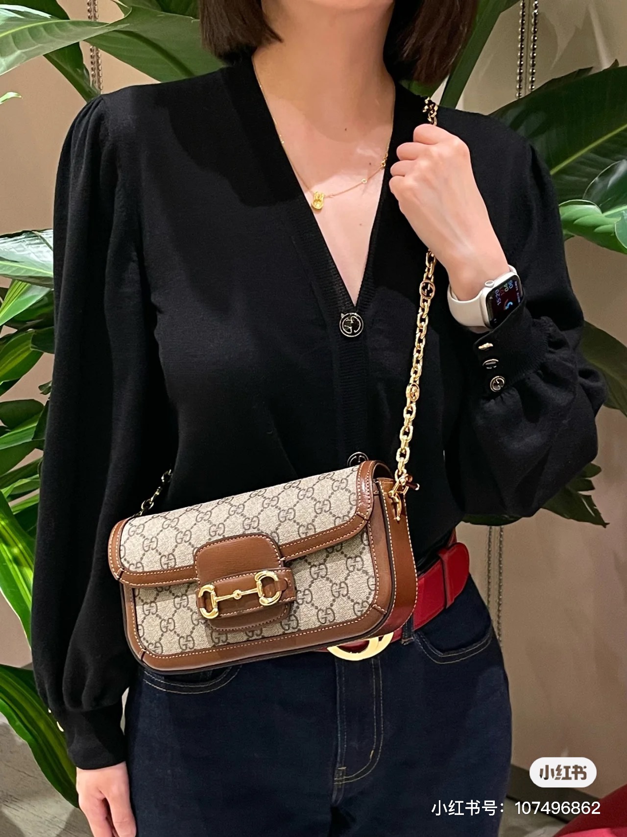 구찌 홀스빗 1995 숄더 백