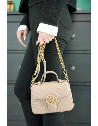 구찌 GG 마몽 마틀라세 숄더백 미니