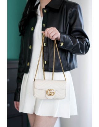 구찌 마몽 마틀라쎄 미니 체인 숄더백