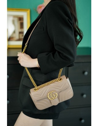 구찌 마몽 마틀라쎄 미니 숄더백