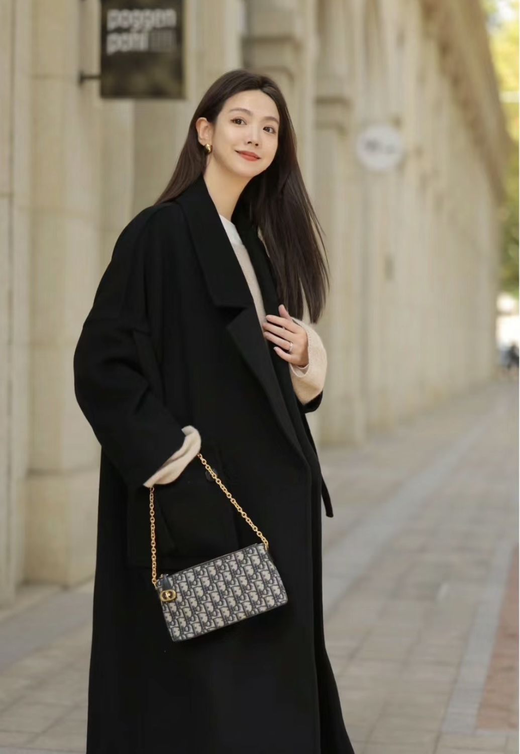 디올 30 몽테인 체인 파우치 미니 백