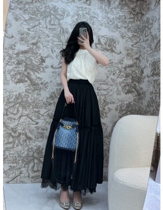 디올 쎄 오블리크 버킷 숄더 백 미디움