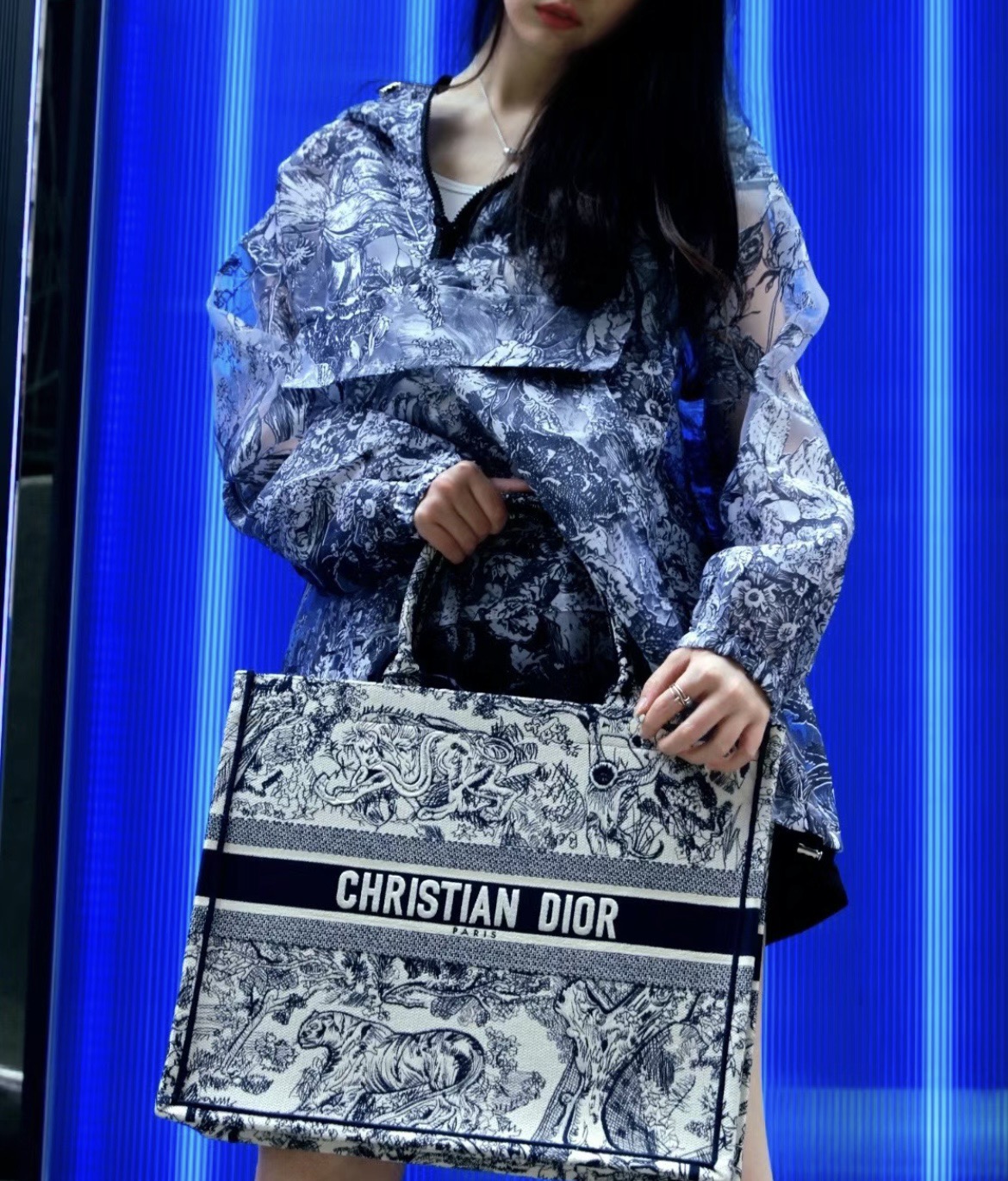 디올 북 토트 백 라지