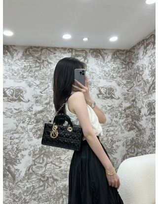 디올 레이디 디 조이 미디움 백