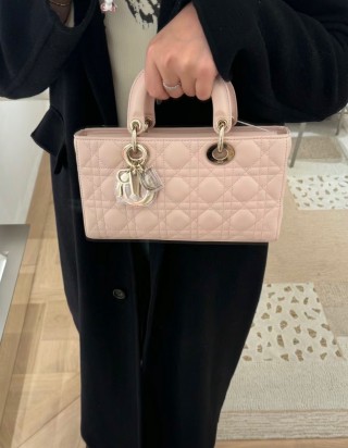 디올 레이디 디 조이 미디움 백