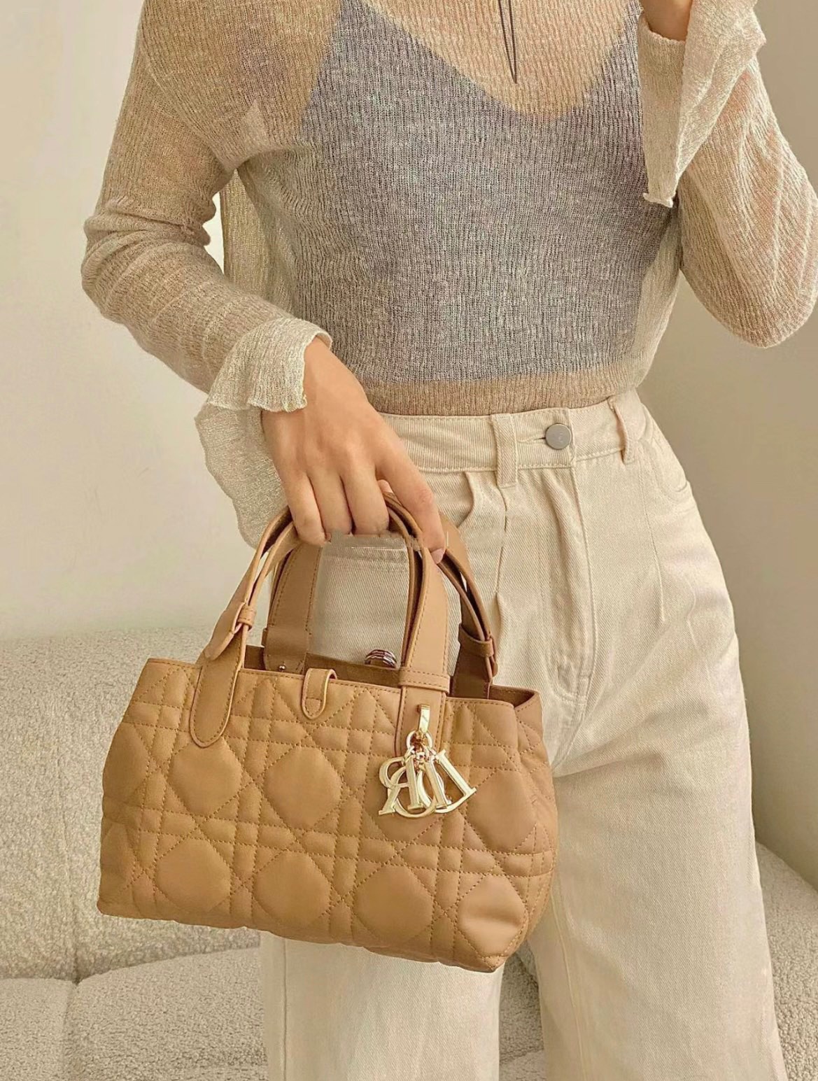 디올 뚜주흐 토트백 스몰