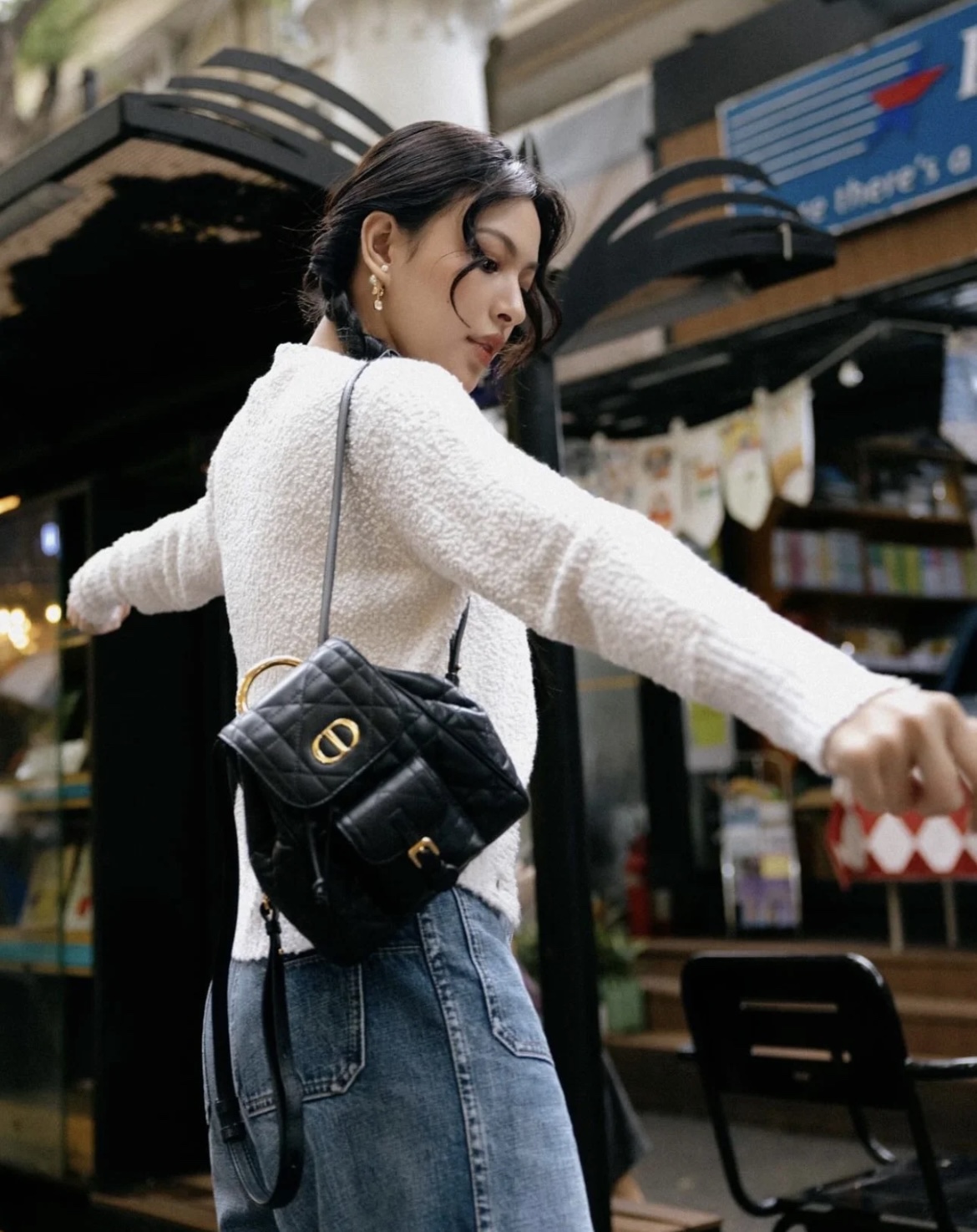 디올 카로 스몰 백팩