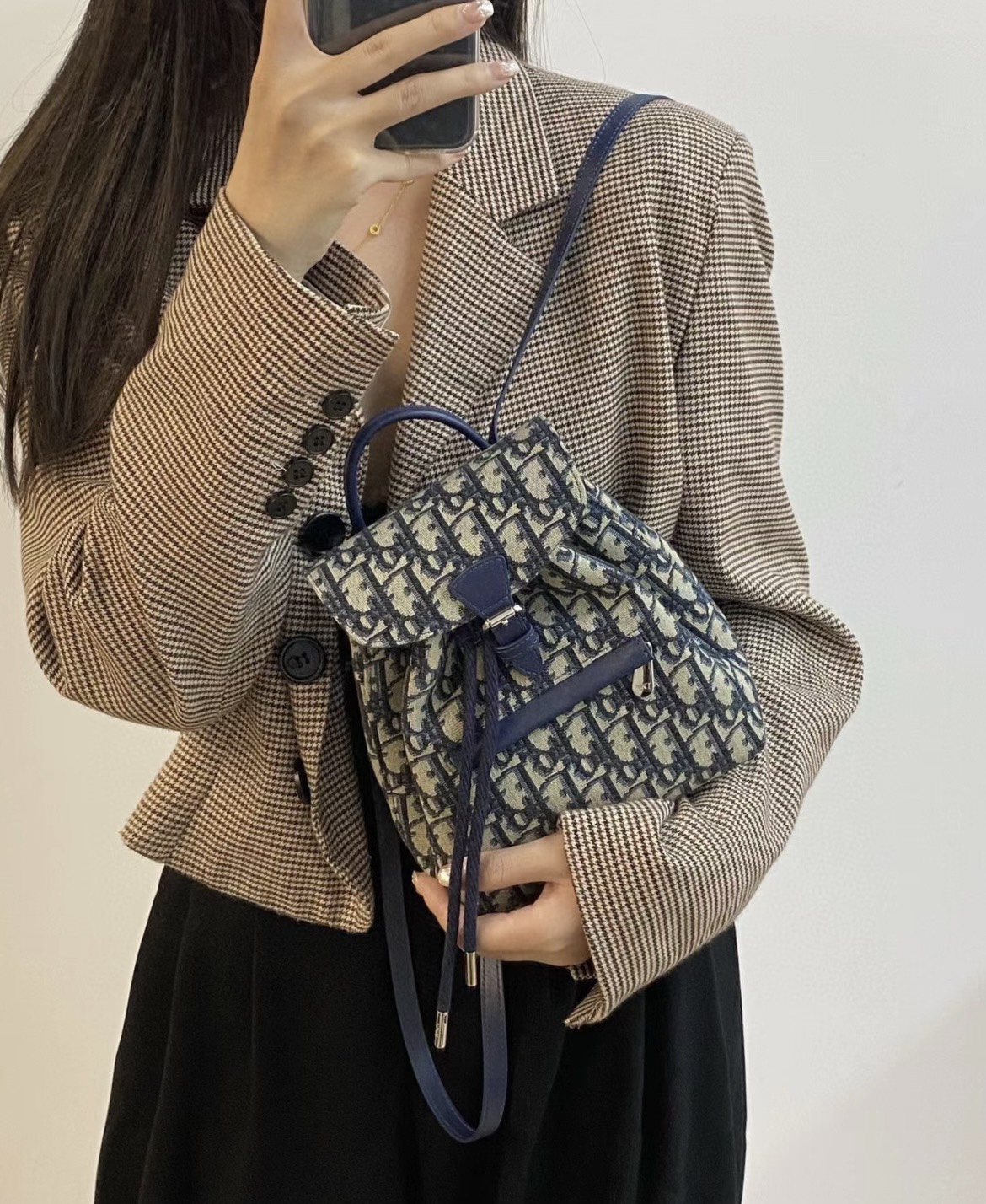 디올 오블리크 키즈 백팩