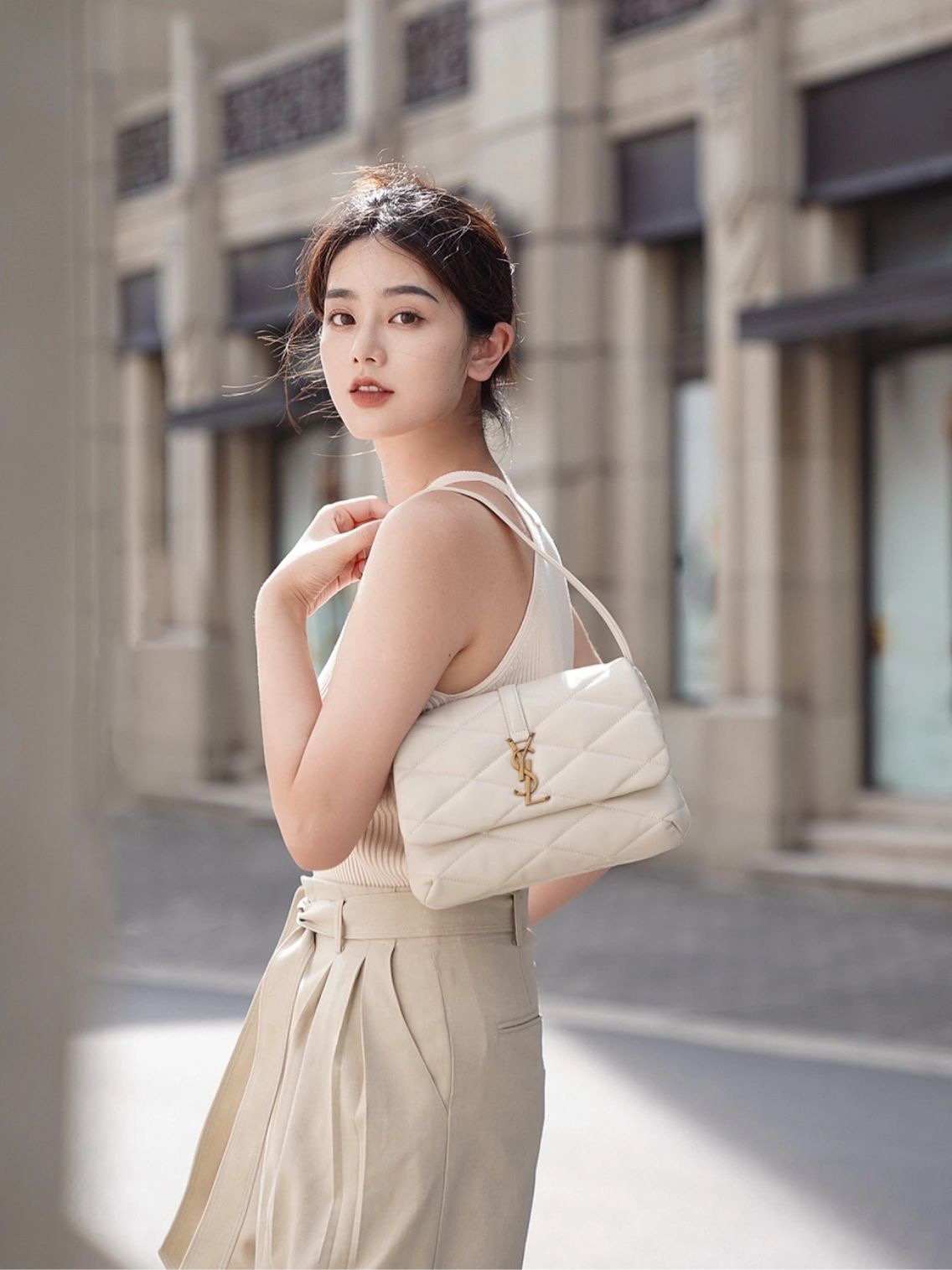 생로랑 르 57 숄더백