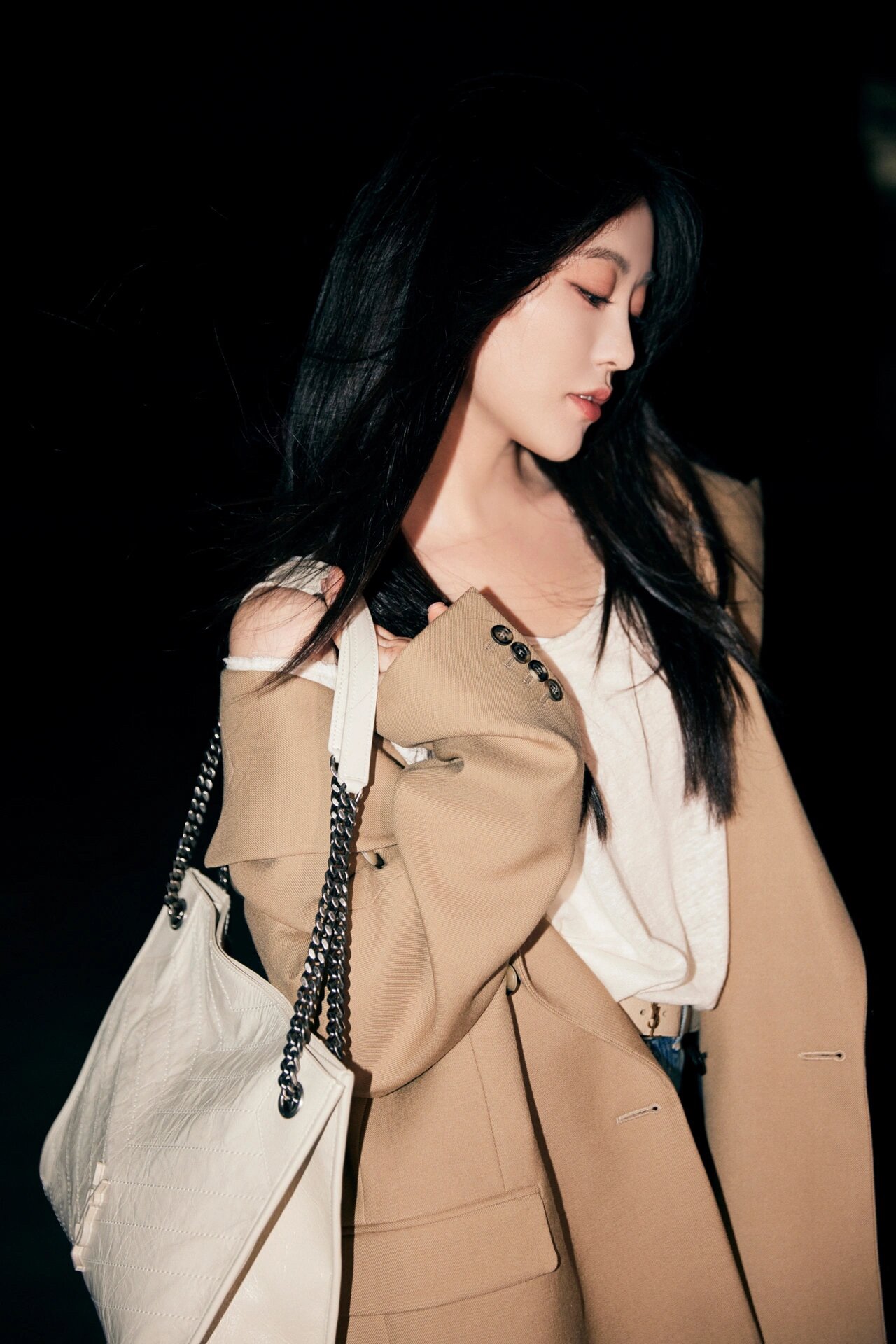 생로랑 니키 쇼핑백