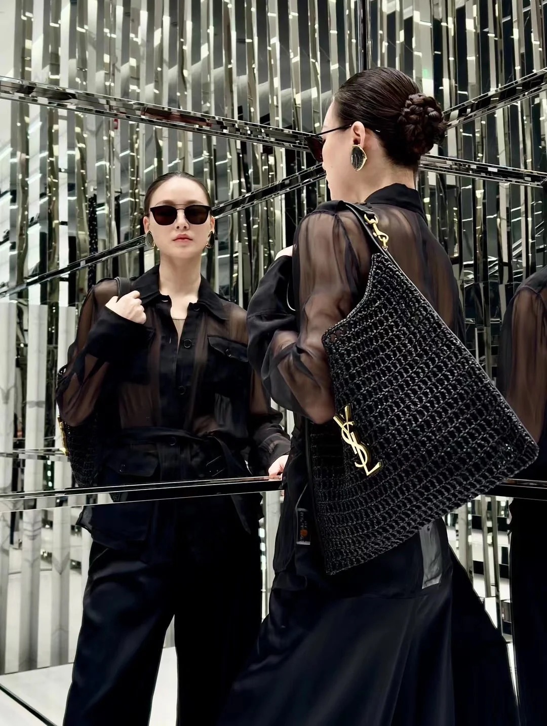 생로랑 옥살리스 숄더백