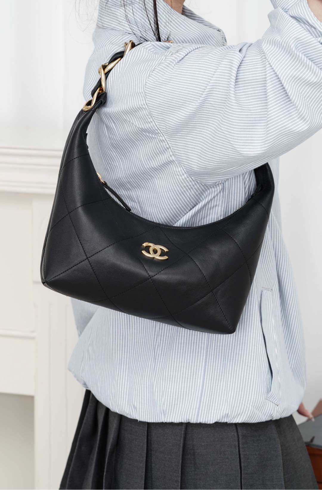 샤넬 25K 히피 호보백