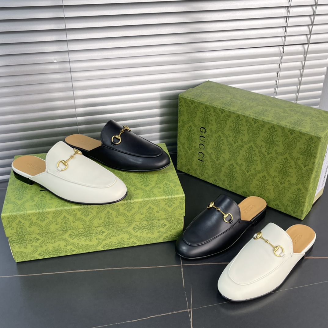 구찌 래더 슬리퍼