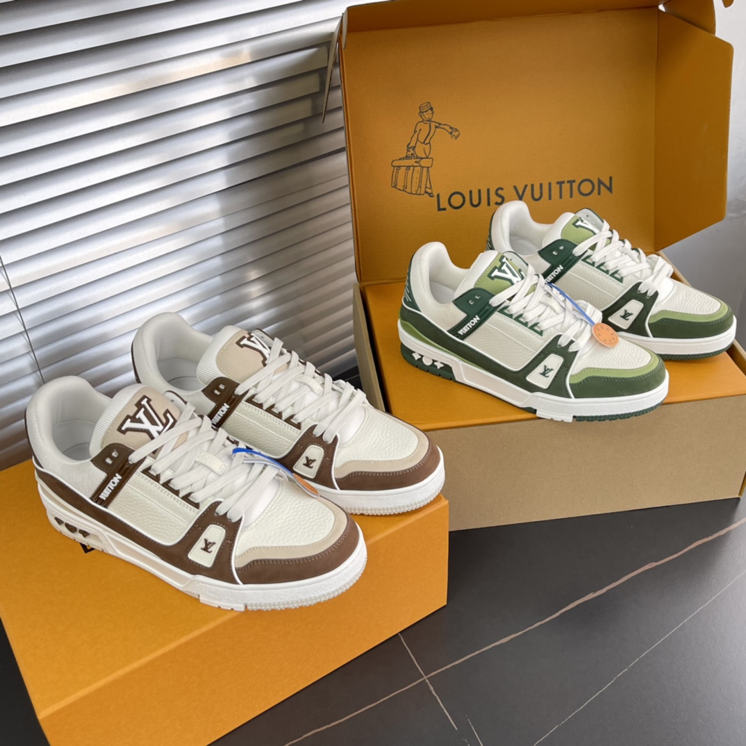 루이비통 트레이너 스니커즈