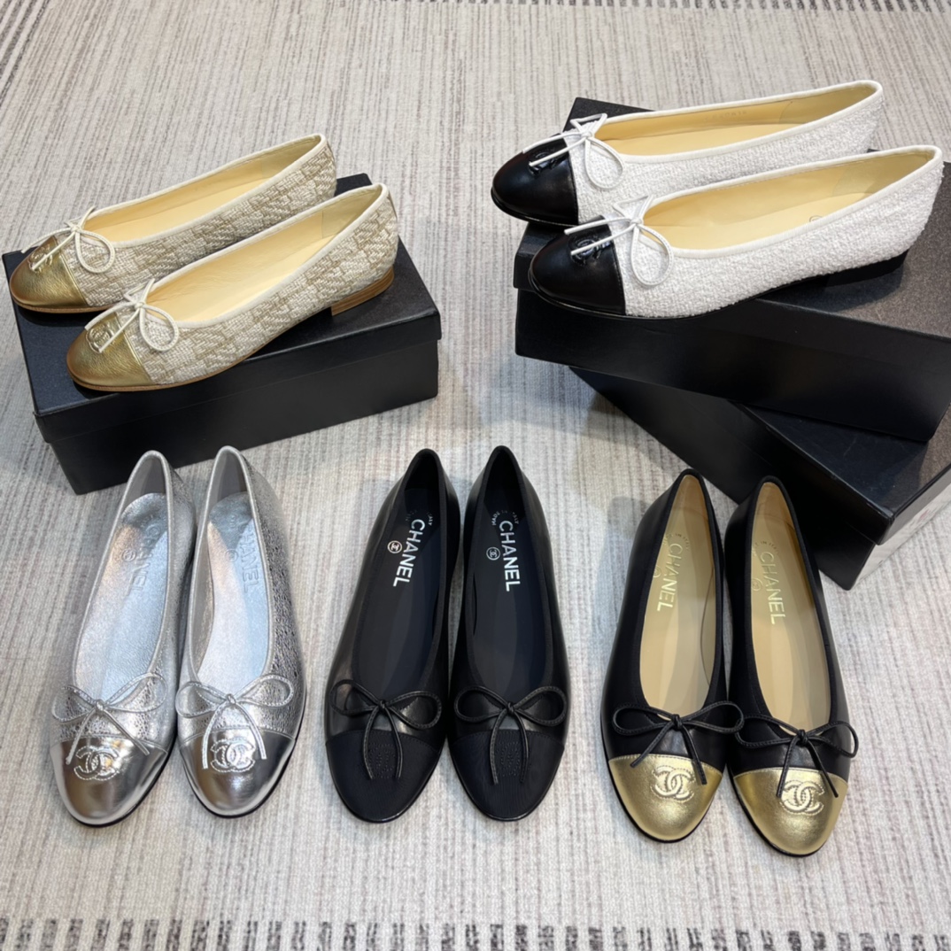 샤넬 발레리나 플랫 슈즈