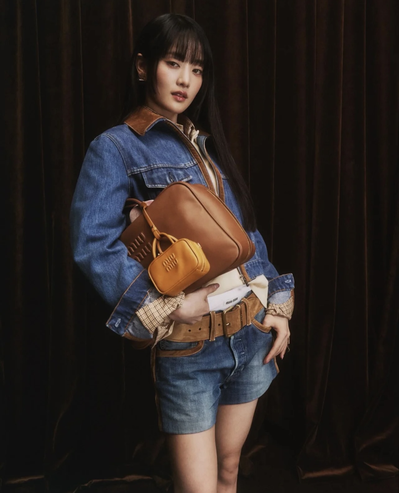 미우미우 보 백 미디움